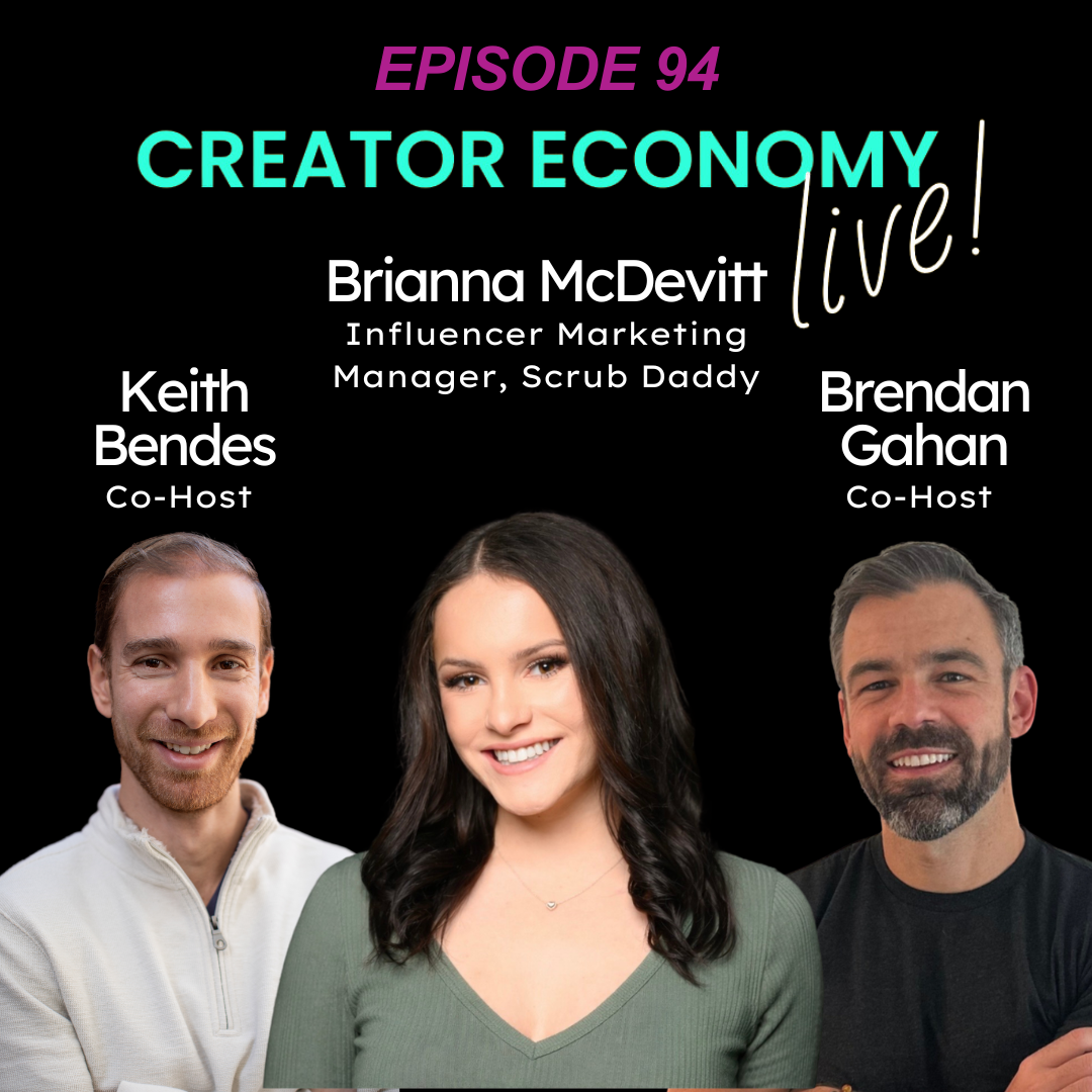 An image of our hosts Keith Bendes their guest for the episode Brianna McDevitt