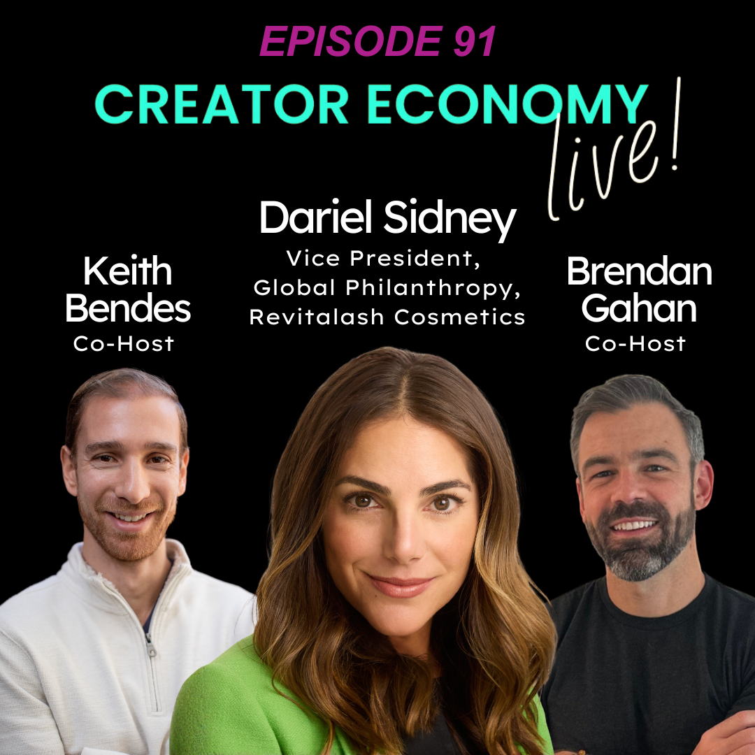 An image of our hosts Keith Bendes their guest for the episode Dariel Sidney