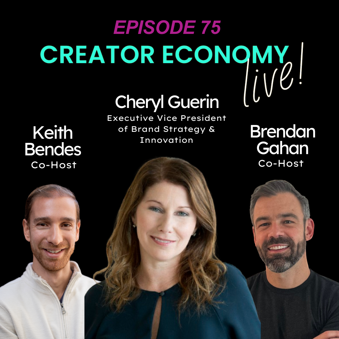 An image of our hosts Keith Bendes and Brendan Gahan, and their guest for the episode Cheryl Guerin